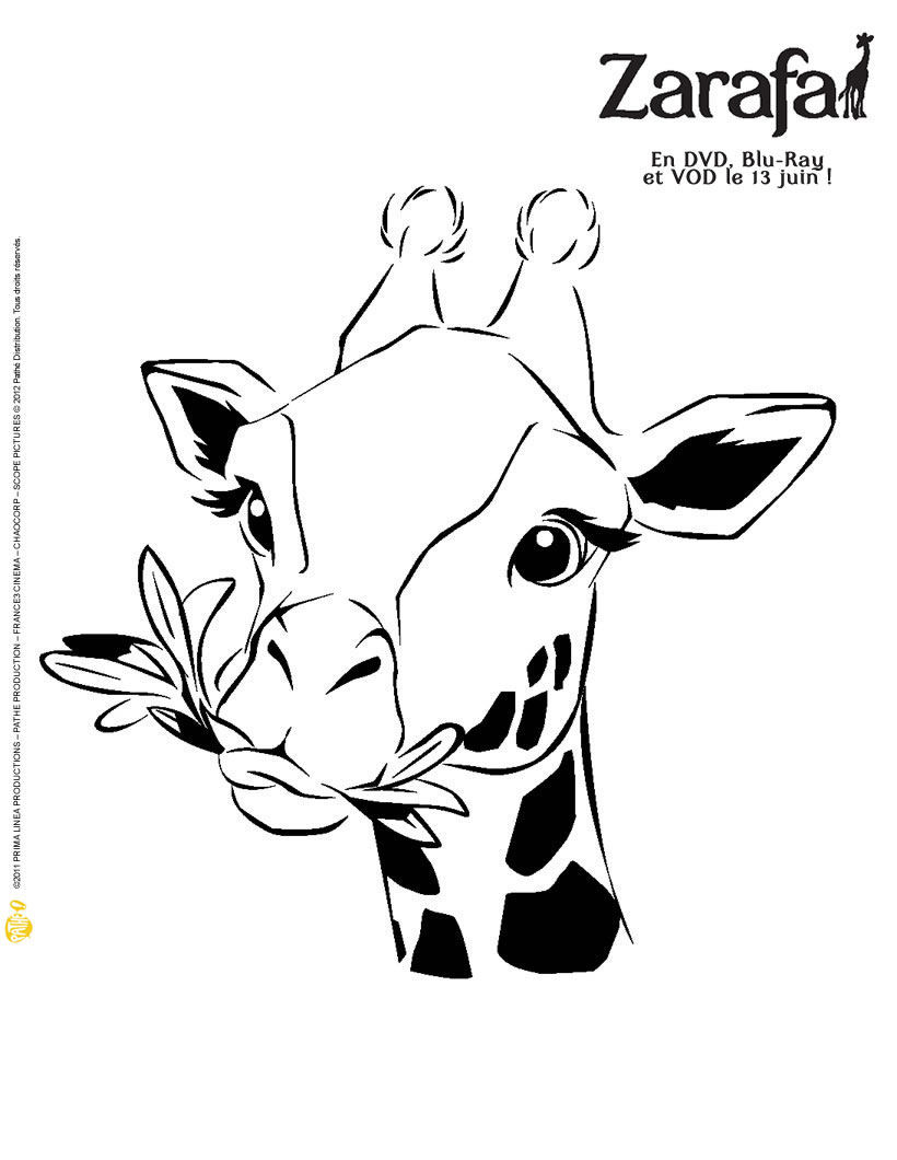 Disegno da colorare: Giraffa (Animali) #7402 - Pagine da Colorare Stampabili Gratuite