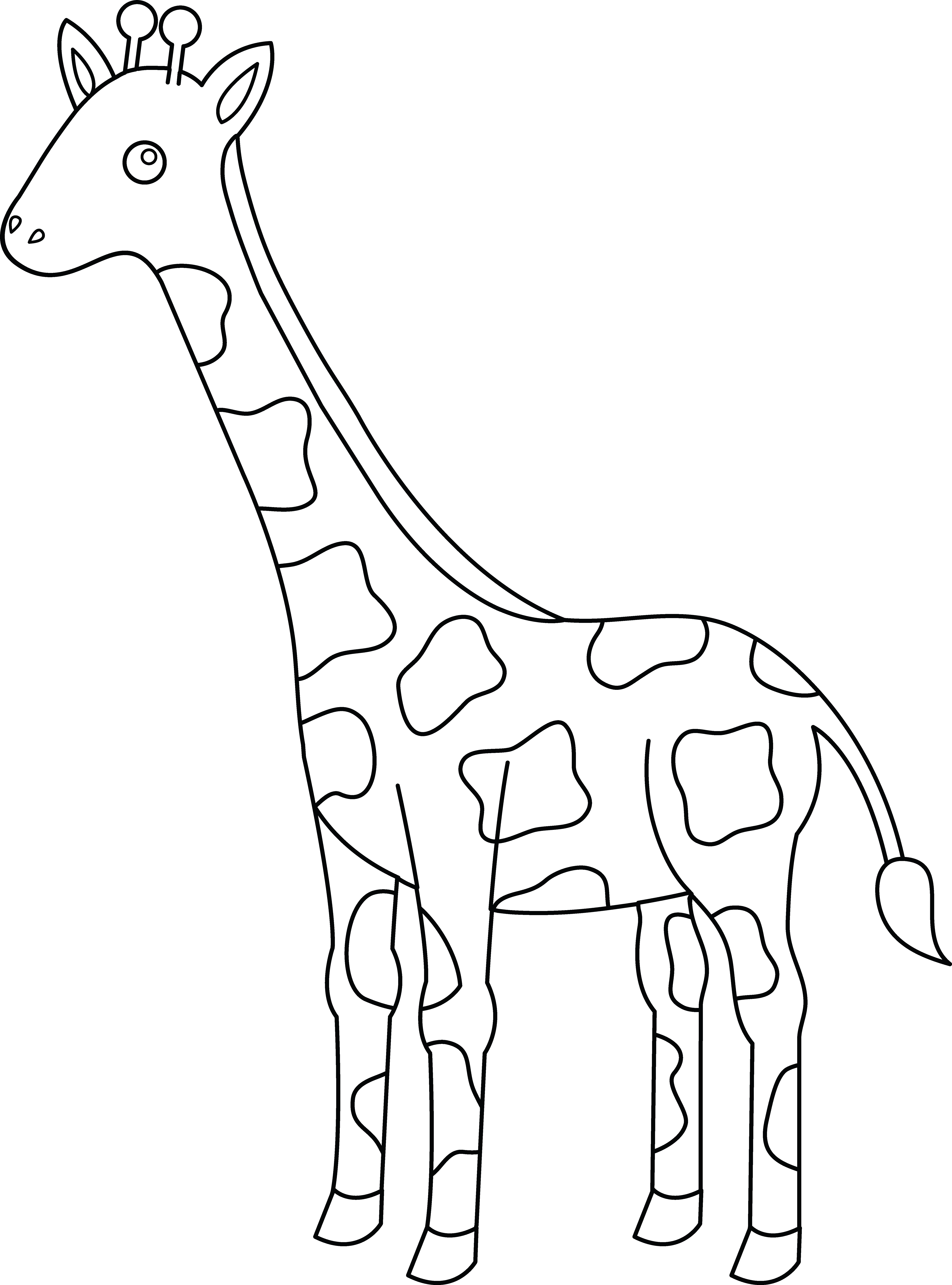 Disegno da colorare: Giraffa (Animali) #7406 - Pagine da Colorare Stampabili Gratuite
