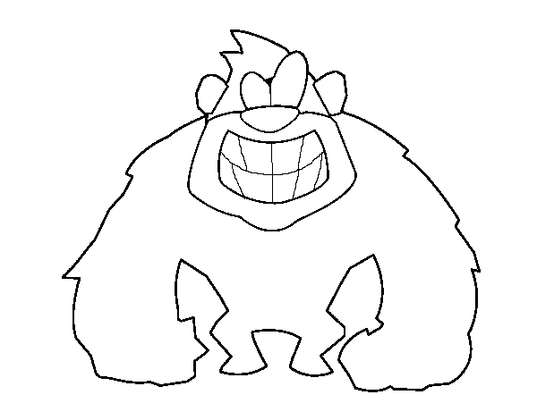 Disegno da colorare: Gorilla (Animali) #7548 - Pagine da Colorare Stampabili Gratuite