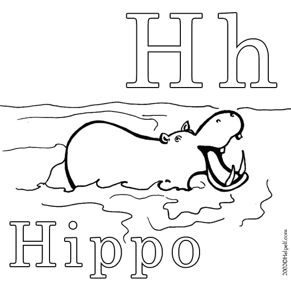 Disegno da colorare: Ippopotamo (Animali) #8723 - Pagine da Colorare Stampabili Gratuite