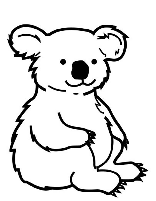 Disegno da colorare: Koala (Animali) #9301 - Pagine da Colorare Stampabili Gratuite