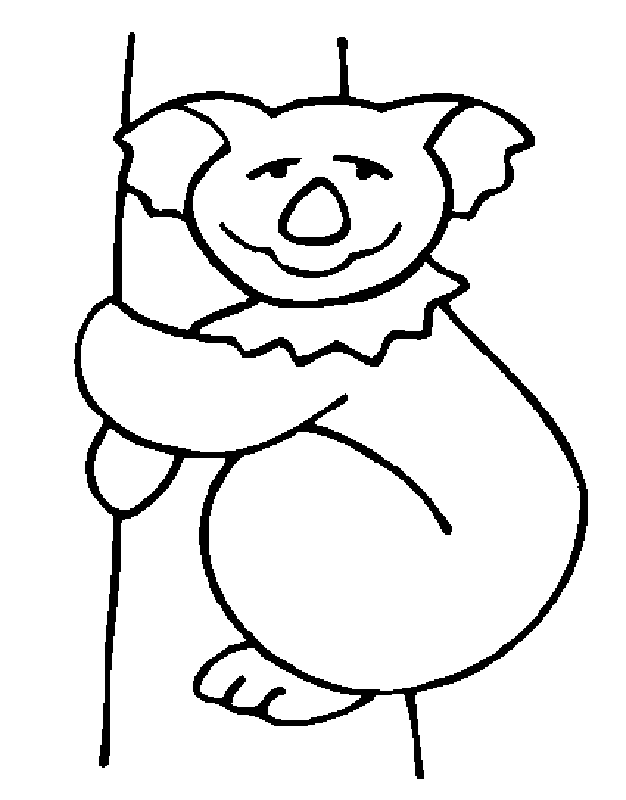 Disegno da colorare: Koala (Animali) #9351 - Pagine da Colorare Stampabili Gratuite