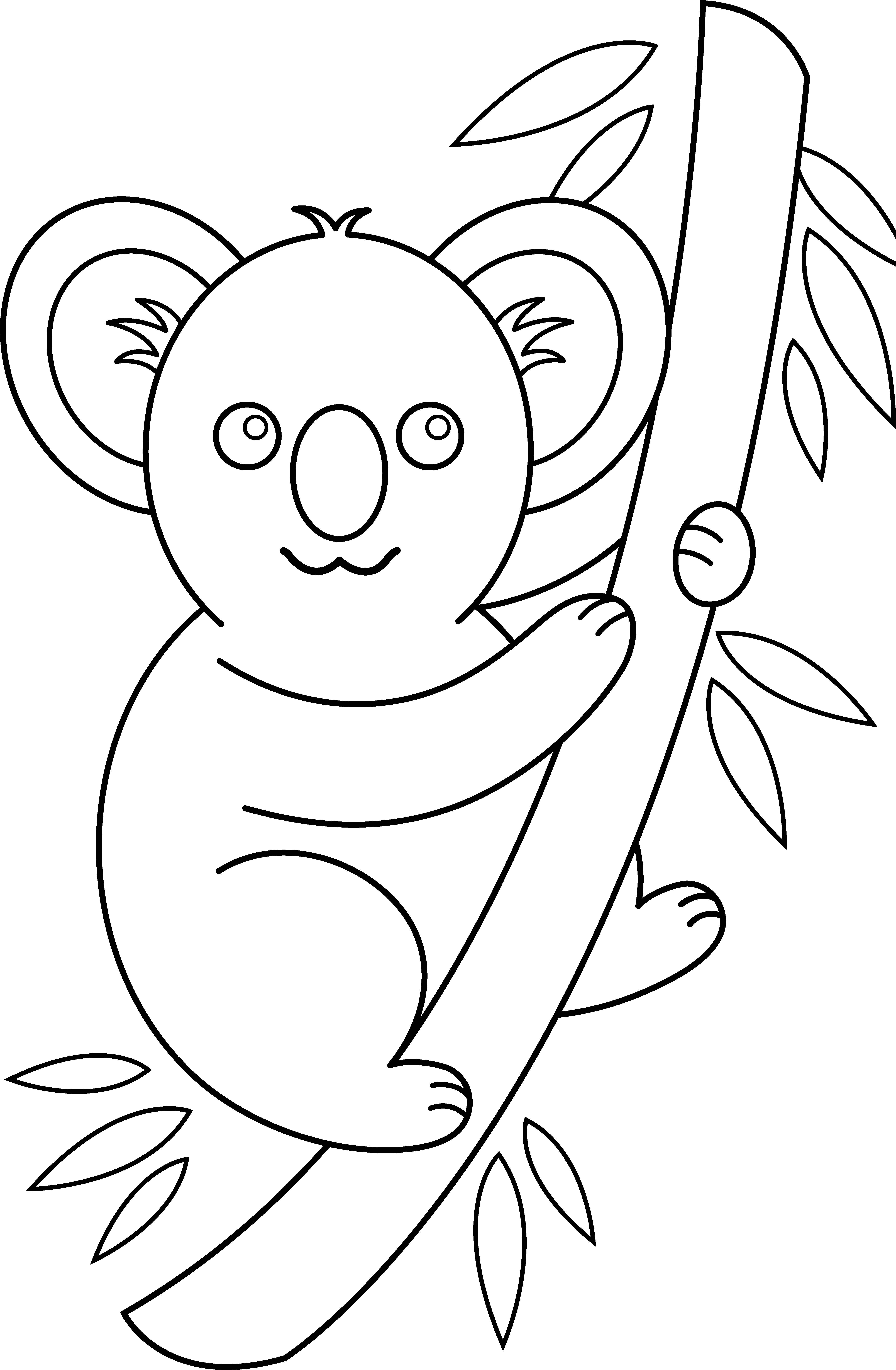 Disegno da colorare: Koala (Animali) #9361 - Pagine da Colorare Stampabili Gratuite