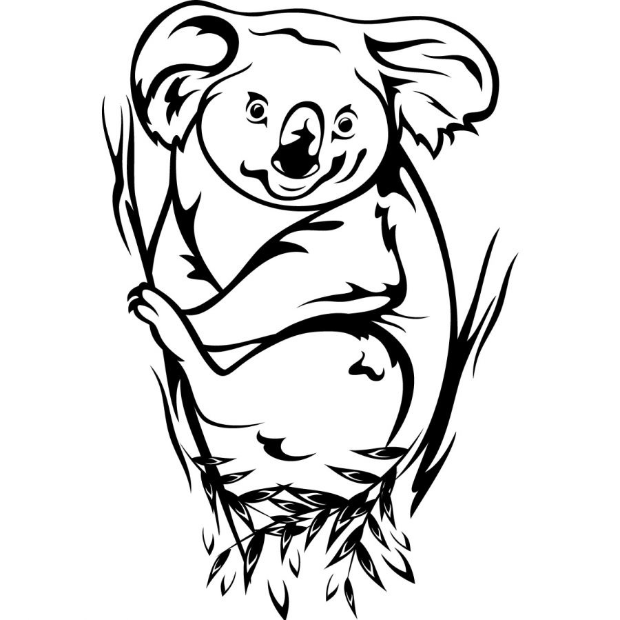 Disegno da colorare: Koala (Animali) #9373 - Pagine da Colorare Stampabili Gratuite