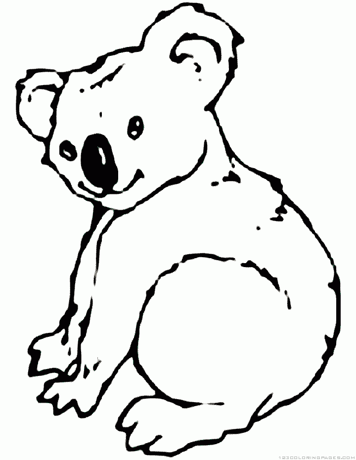 Disegno da colorare: Koala (Animali) #9384 - Pagine da Colorare Stampabili Gratuite