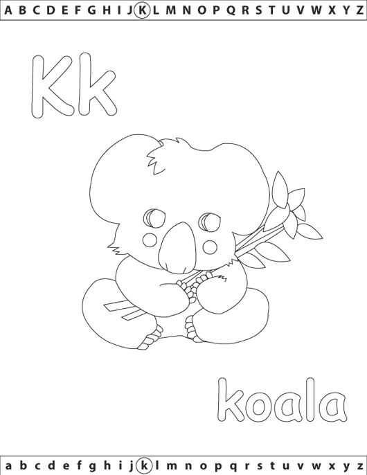 Disegno da colorare: Koala (Animali) #9392 - Pagine da Colorare Stampabili Gratuite