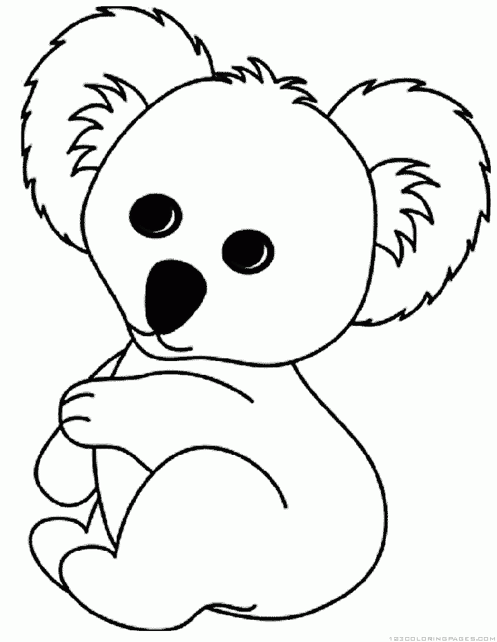 Disegno da colorare: Koala (Animali) #9466 - Pagine da Colorare Stampabili Gratuite