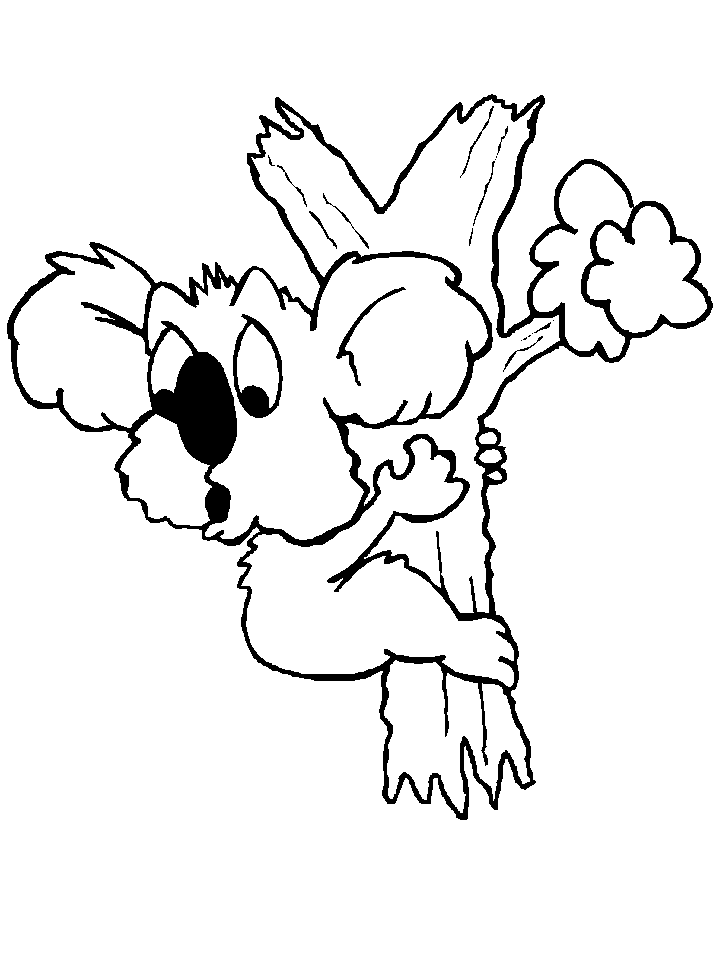 Disegno da colorare: Koala (Animali) #9485 - Pagine da Colorare Stampabili Gratuite