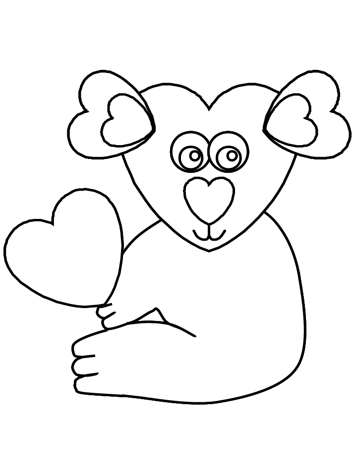 Disegno da colorare: Koala (Animali) #9486 - Pagine da Colorare Stampabili Gratuite