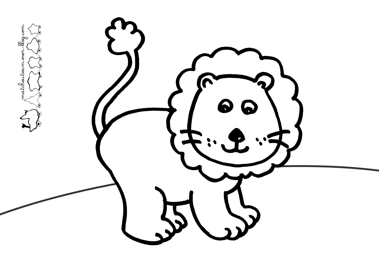 Disegno da colorare: Leone (Animali) #10282 - Pagine da Colorare Stampabili Gratuite