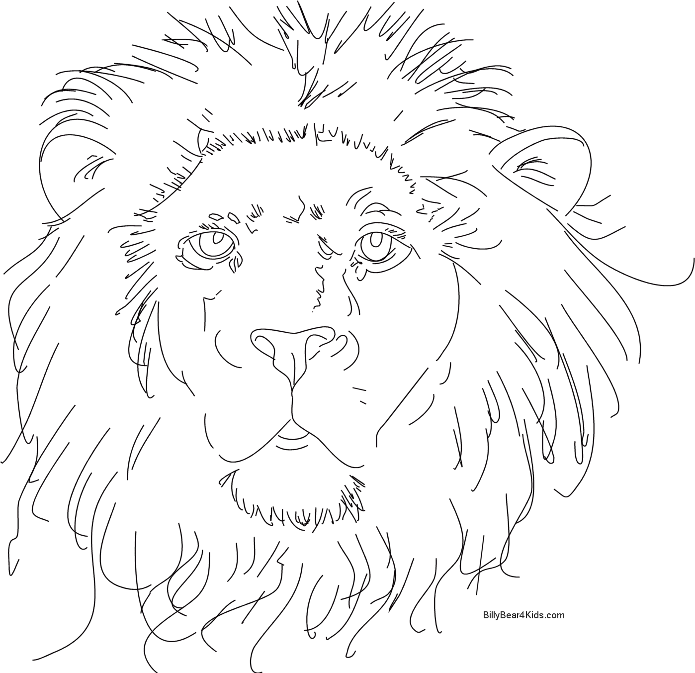 Disegno da colorare: Leone (Animali) #10353 - Pagine da Colorare Stampabili Gratuite