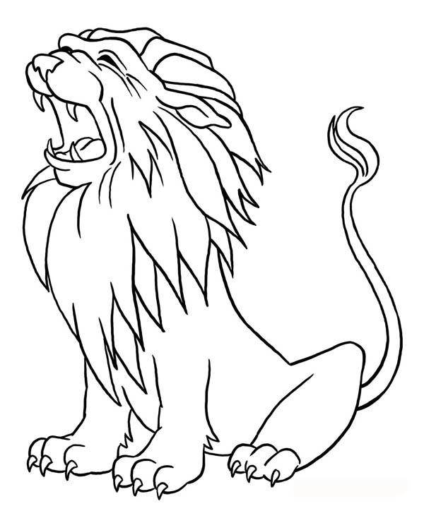 Disegno da colorare: Leone (Animali) #10386 - Pagine da Colorare Stampabili Gratuite