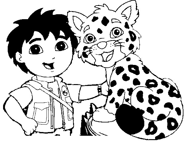 Disegno da colorare: Leopardo (Animali) #9773 - Pagine da Colorare Stampabili Gratuite