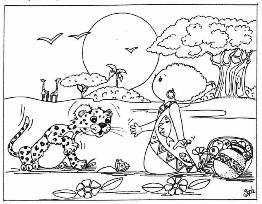 Disegno da colorare: Leopardo (Animali) #9784 - Pagine da Colorare Stampabili Gratuite