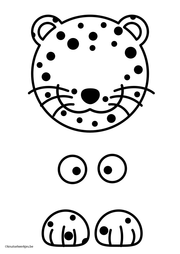 Disegno da colorare: Leopardo (Animali) #9848 - Pagine da Colorare Stampabili Gratuite