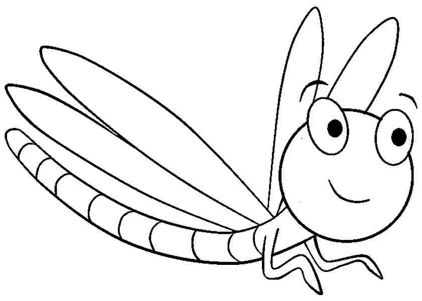 Disegno da colorare: Libellula (Animali) #10017 - Pagine da Colorare Stampabili Gratuite