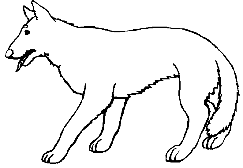 Disegno da colorare: Lupo (Animali) #10505 - Pagine da Colorare Stampabili Gratuite