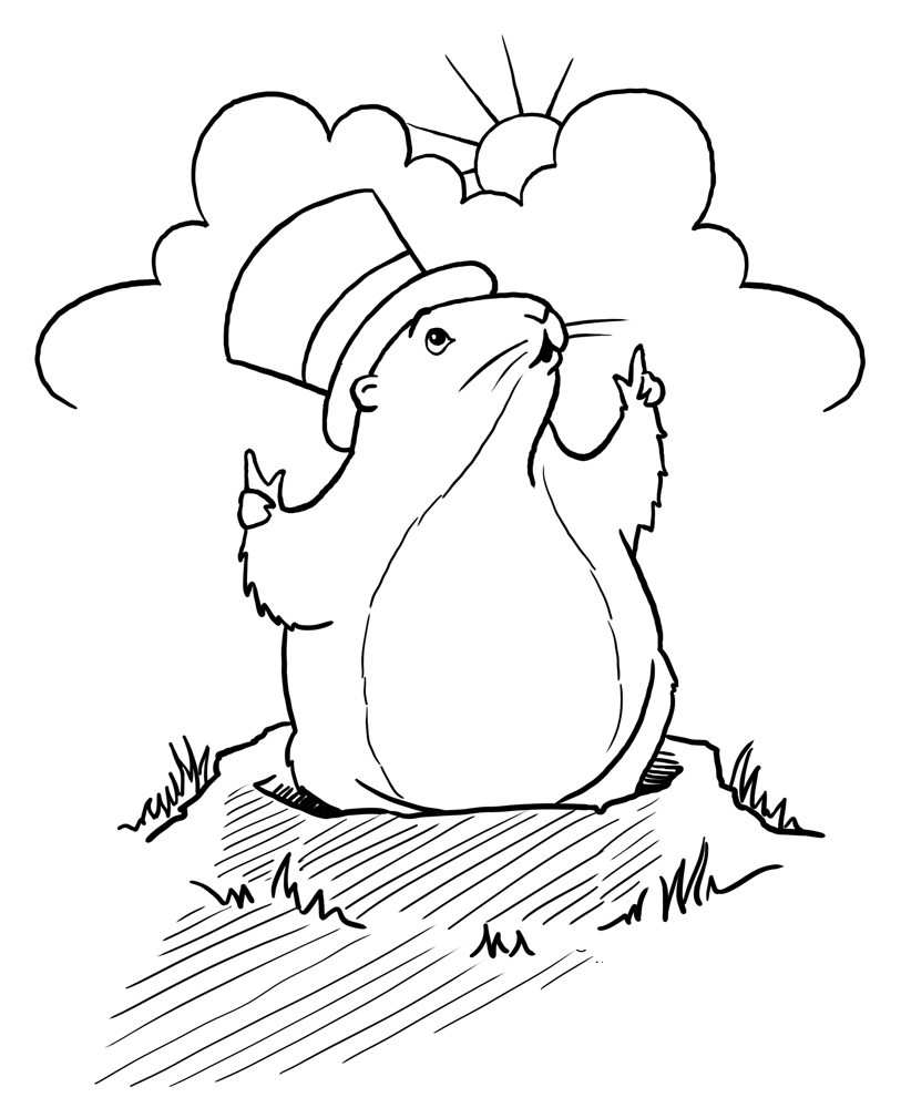 Disegno da colorare: Marmotta (Animali) #10912 - Pagine da Colorare Stampabili Gratuite