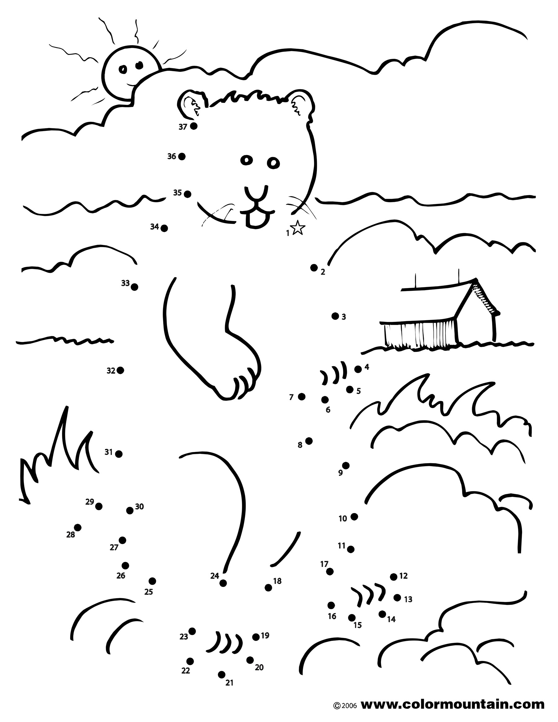 Disegno da colorare: Marmotta (Animali) #10965 - Pagine da Colorare Stampabili Gratuite