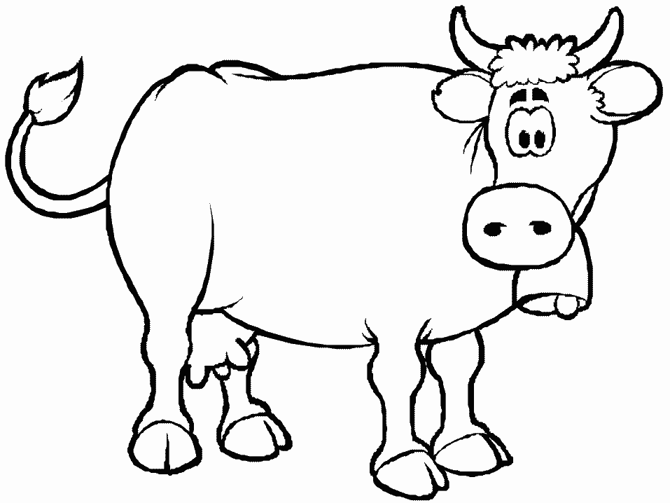 Disegno da colorare: Mucca (Animali) #13188 - Pagine da Colorare Stampabili Gratuite