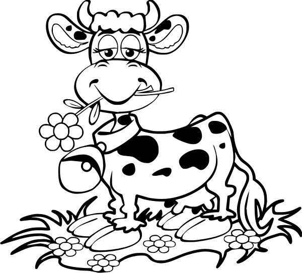 Disegno da colorare: Mucca (Animali) #13203 - Pagine da Colorare Stampabili Gratuite