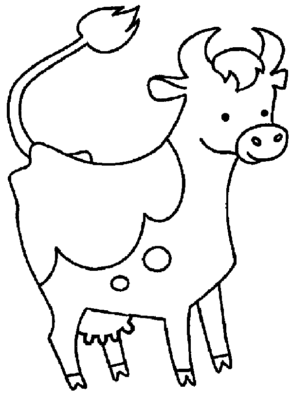 Disegno da colorare: Mucca (Animali) #13213 - Pagine da Colorare Stampabili Gratuite
