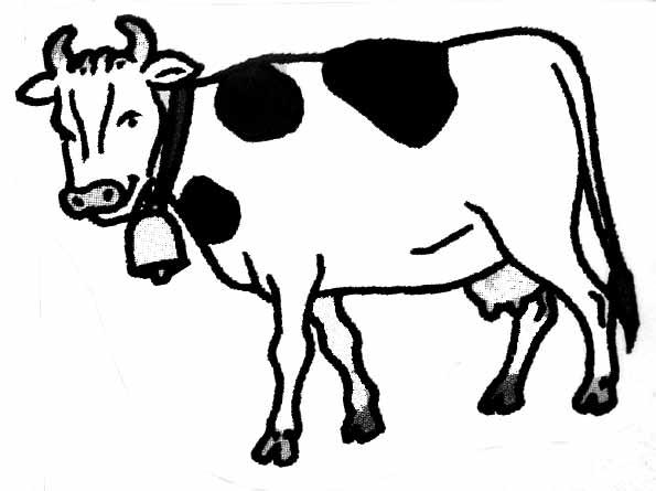 Disegno da colorare: Mucca (Animali) #13219 - Pagine da Colorare Stampabili Gratuite