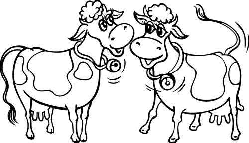 Disegno da colorare: Mucca (Animali) #13222 - Pagine da Colorare Stampabili Gratuite