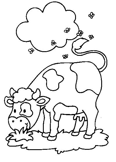 Disegno da colorare: Mucca (Animali) #13231 - Pagine da Colorare Stampabili Gratuite