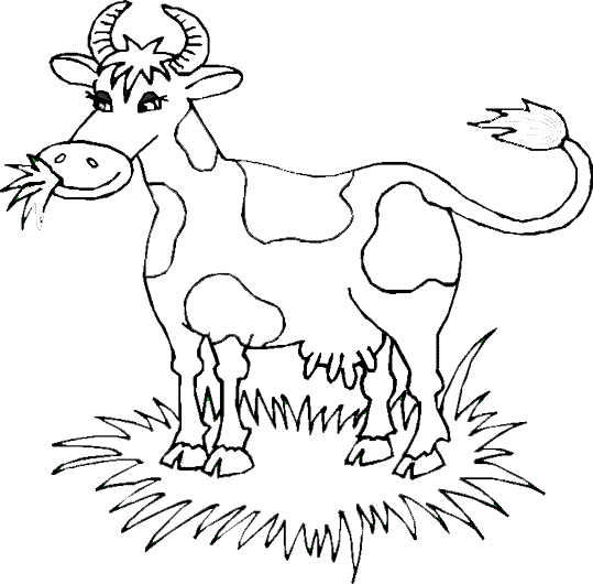 Disegno da colorare: Mucca (Animali) #13233 - Pagine da Colorare Stampabili Gratuite