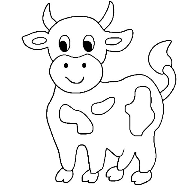 Disegno da colorare: Mucca (Animali) #13247 - Pagine da Colorare Stampabili Gratuite