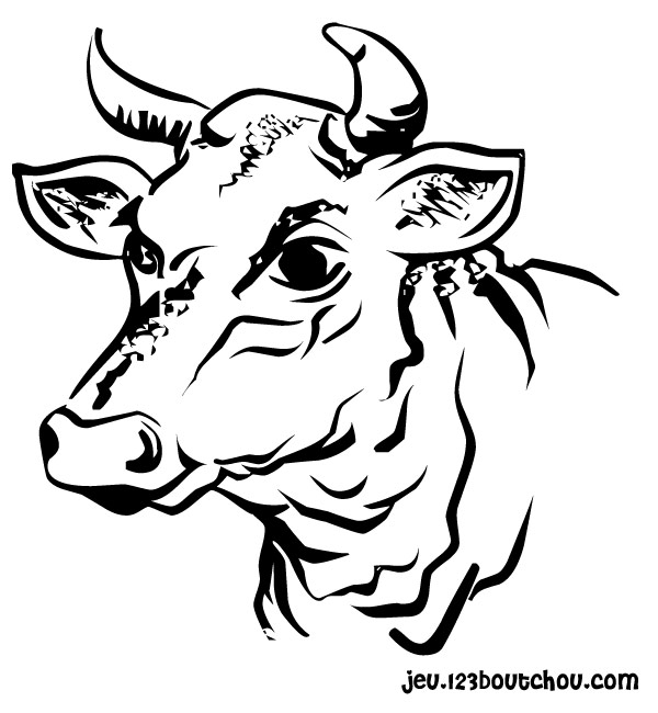 Disegno da colorare: Mucca (Animali) #13249 - Pagine da Colorare Stampabili Gratuite