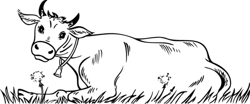 Disegno da colorare: Mucca (Animali) #13253 - Pagine da Colorare Stampabili Gratuite
