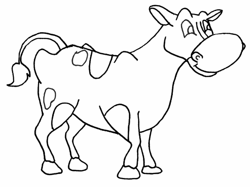 Disegno da colorare: Mucca (Animali) #13267 - Pagine da Colorare Stampabili Gratuite