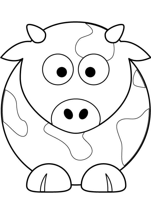 Disegno da colorare: Mucca (Animali) #13273 - Pagine da Colorare Stampabili Gratuite