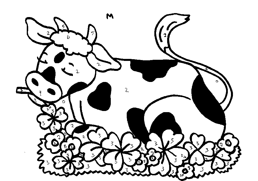 Disegno da colorare: Mucca (Animali) #13359 - Pagine da Colorare Stampabili Gratuite