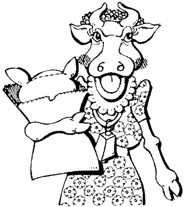 Disegno da colorare: Mucca (Animali) #13364 - Pagine da Colorare Stampabili Gratuite