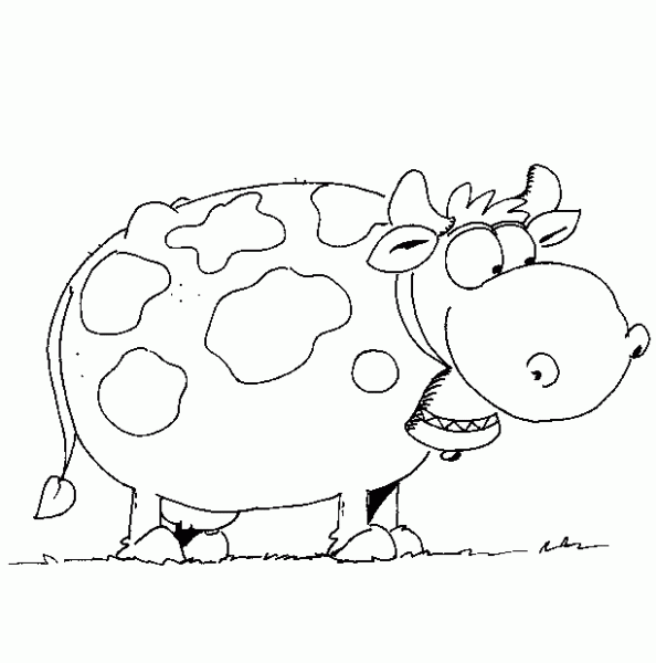 Disegno da colorare: Mucca (Animali) #13383 - Pagine da Colorare Stampabili Gratuite