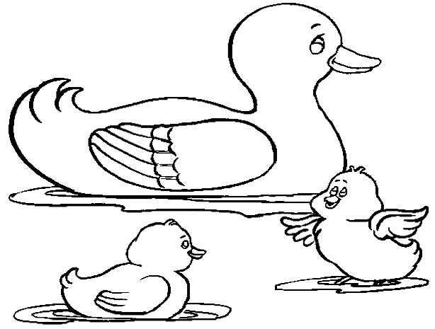 Disegno da colorare: Oca (Animali) #11699 - Pagine da Colorare Stampabili Gratuite