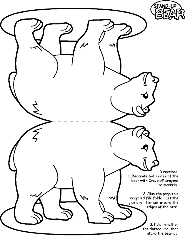 Disegno da colorare: Orso (Animali) #12216 - Pagine da Colorare Stampabili Gratuite