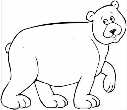 Disegno da colorare: Orso (Animali) #12279 - Pagine da Colorare Stampabili Gratuite