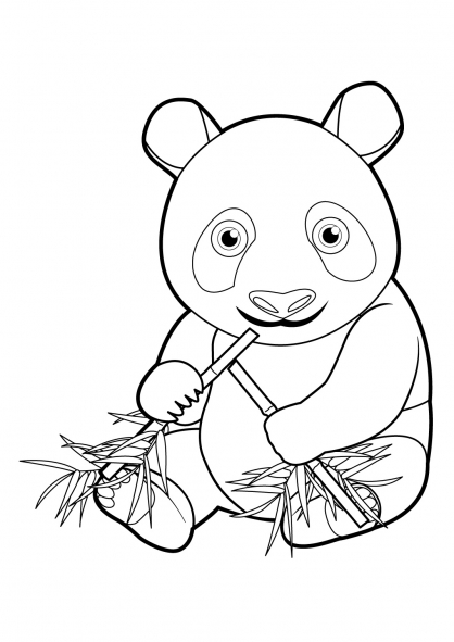 Disegno da colorare: Panda (Animali) #12442 - Pagine da Colorare Stampabili Gratuite
