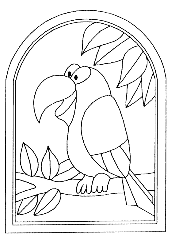 Disegno da colorare: Pappagallo (Animali) #16067 - Pagine da Colorare Stampabili Gratuite
