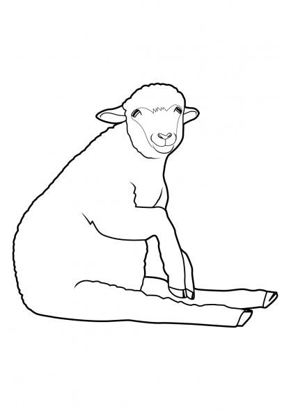 Disegno da colorare: Pecora (Animali) #11492 - Pagine da Colorare Stampabili Gratuite