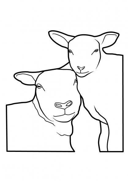 Disegno da colorare: Pecora (Animali) #11514 - Pagine da Colorare Stampabili Gratuite