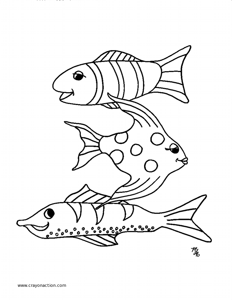 Disegno da colorare: Pescare (Animali) #17111 - Pagine da Colorare Stampabili Gratuite