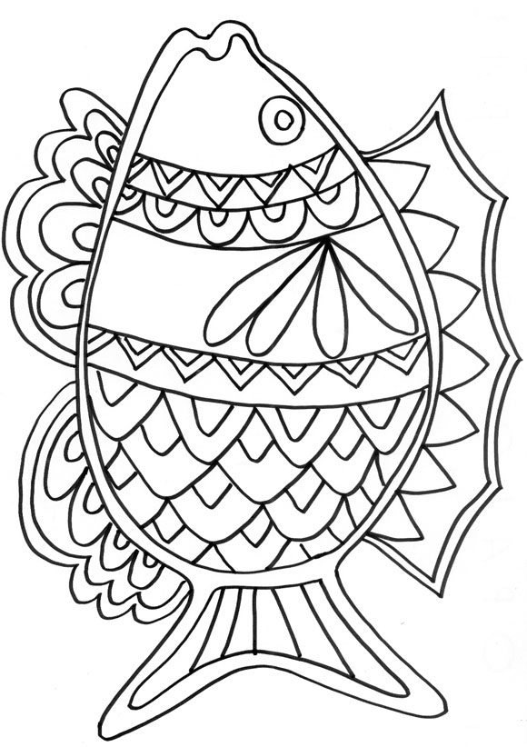 Disegno da colorare: Pescare (Animali) #17144 - Pagine da Colorare Stampabili Gratuite