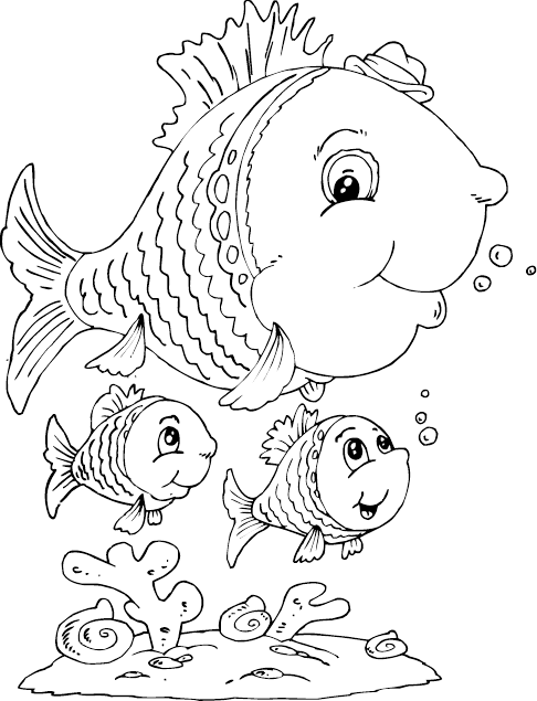 Disegno da colorare: Pescare (Animali) #17199 - Pagine da Colorare Stampabili Gratuite