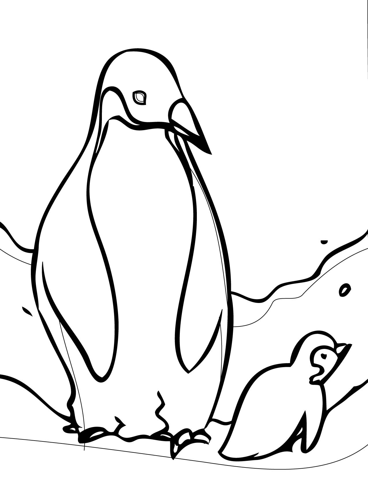 Disegno da colorare: Pinguino (Animali) #16822 - Pagine da Colorare Stampabili Gratuite