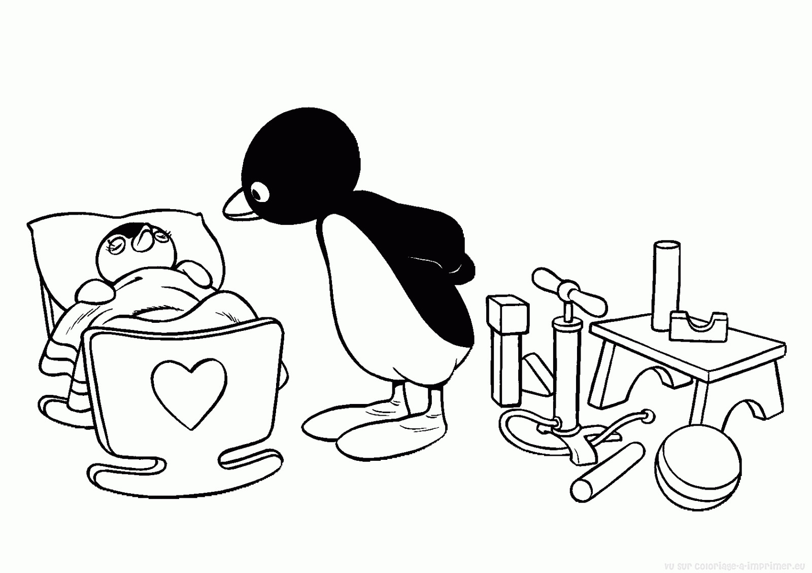 Disegno da colorare: Pinguino (Animali) #16937 - Pagine da Colorare Stampabili Gratuite